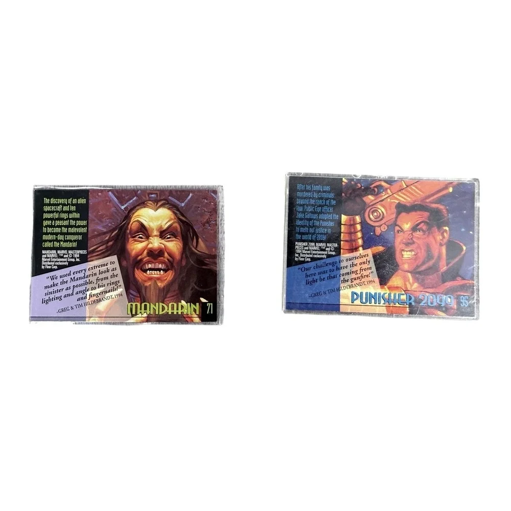Vintage 1994 Fleer Marvel Masterpieces Trading Card Lot Wolverine Weapon X Thor